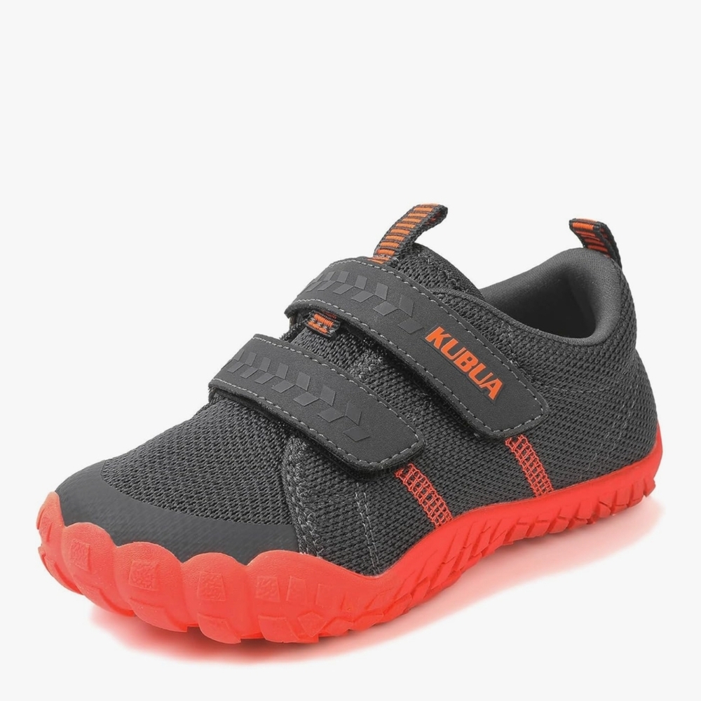 KUBUA Toddler Shoes - Gray and Orange